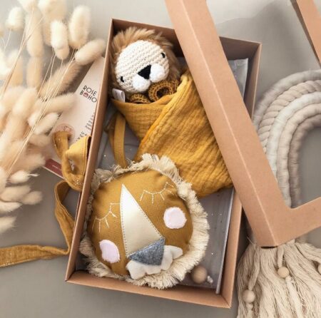 Box little lions- moutarde- collab Annab.shop